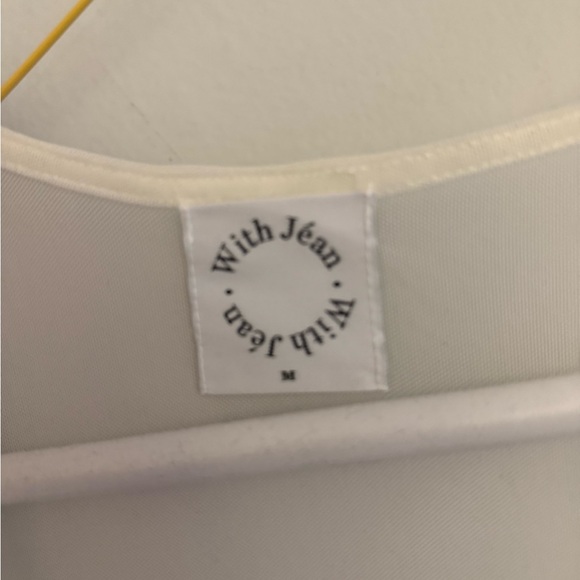 White With Jean Mesh Bustier top - Picture 7 of 7